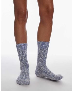 ARKET Thick Slub Socks - White