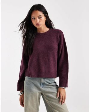 ONLY Nur entspannter strickpullover - Lila