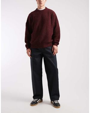 Levi's Vaqueros Negros Revestidos Holgados 578 De - Rojo