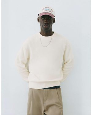 Pull&Bear Pull basique écru - Blanc