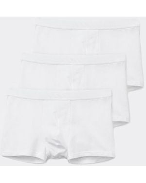 Tezenis Stretch 3 Pack Cotton Boxers - White