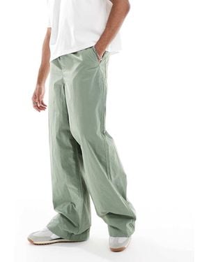 ASOS Super Baggy Pull On Trousers - Green