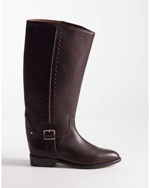 Bronx Leni-jo Riding Knee Boots - Brown