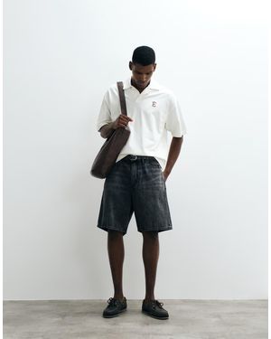 Gap Supersoft Baggy Denim Jorts - White