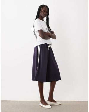 ASOS Oversize-shorts mit seitenstreifen - Blau