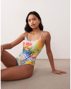 Rip Curl Rip Curl Beach Print Swimsuit - Yellow