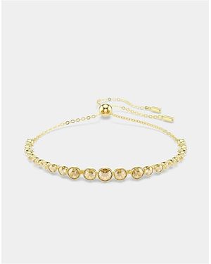 Swarovski Imber Emily Bracelet, Mixed Round Cuts, Tone, -Tone Plated - White