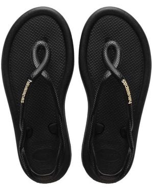 Havaianas Toe Post Flip Flops - Black