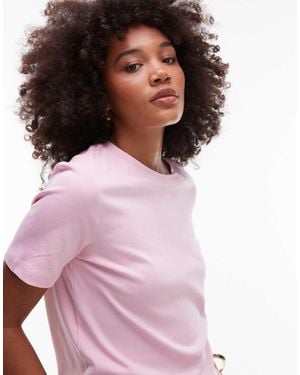 Mango Camiseta Rosa Premium De