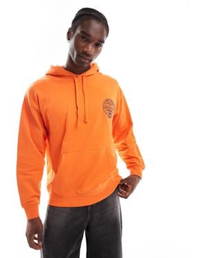 Wrangler – casey jones workwear – oversize-kapuzenpullover - Orange