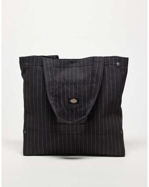 Dickies Striped Tote Bag - Black