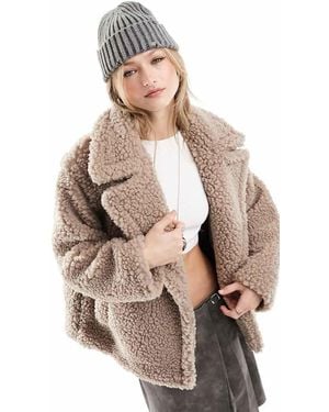 UGG Gertrude Teddy Coat - Natural