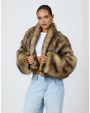 Aria Cove Giacca Corta Oversize - Blu