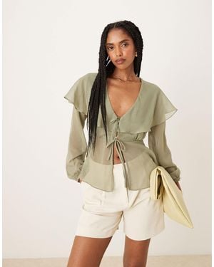 Glamorous Boho Blouse - Natural