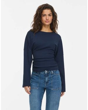 Noisy May Long Sleeved Top - Blue