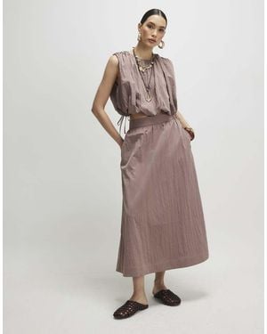 River Island Midi Full Skirt - Pink