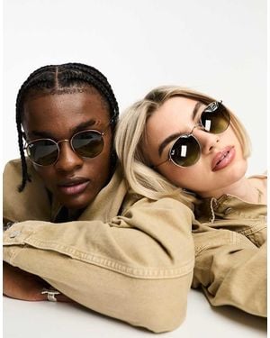 Ray-Ban Round Metal Sunglasses - Natural