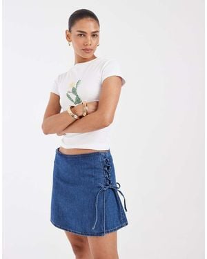Vero Moda Minigonna - Blu