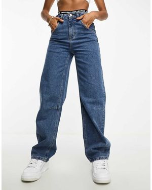 ASOS Vaqueros Holgados Con Lavado Azul Medio De Weekend Collective