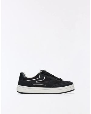 Bershka Chunky Sneakers Nere - Bianco