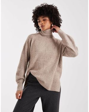 Vero Moda – strickpullover - Natur