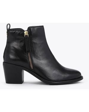 Carvela Kurt Geiger Secil Wide Fit Mid Ankle Boots - Black