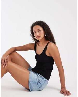 & Other Stories Scoop Neck Tank Top - Blue