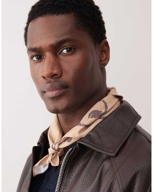 ASOS Printed Cotton Bandana - Black