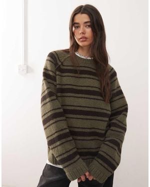 Weekday Oversized Jumper - Brown
