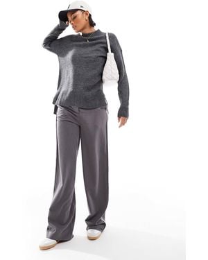 Vero Moda Oversized High Neck Sweater - Blue