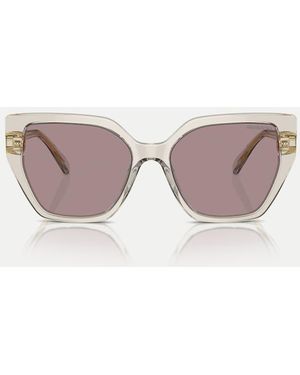 Swarovski Gafas De Sol Irregulares Con Lentes Violetas De -Neutro - Rosa
