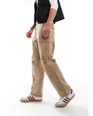 Only & Sons Loose Fit Cargo Trouser - Natural