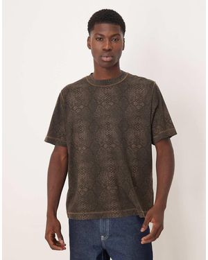 Abercrombie & Fitch Oversized T-shirt - Brown