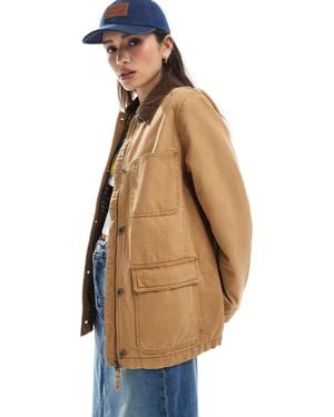 Levi's – barn-jacke aus twill - Natur