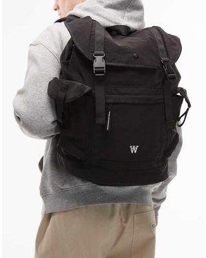 DOUBLE A by WOOD WOOD Karl Rucksack - Black