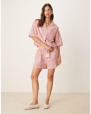 Aray Beach Short Co-ord - Pink