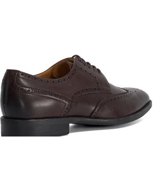 Dune Wide Fit Sunni Derby Shoes - Brown