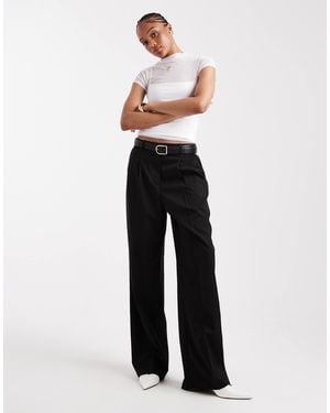 Vero Moda Dad Fit Tailored Trouser - White