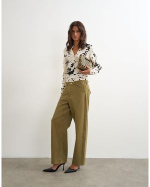 TOPSHOP Dilan baggy-jeans mit niedrigem bund - Natur