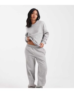 Vero Moda Oversized Joggingbroek Met Aansluitende Boorden - Grijs