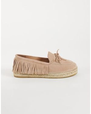 Free People Faraway Fringe Espadrilles - Natural
