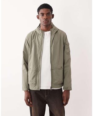 Barbour Re-engineered Argyll Showerproof Hooded Jacket - Natural