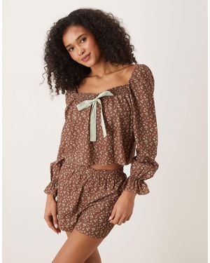 Glamorous – pyjama - Braun