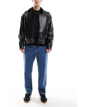 Farah Hawtin Relaxed Fit Jeans - Black