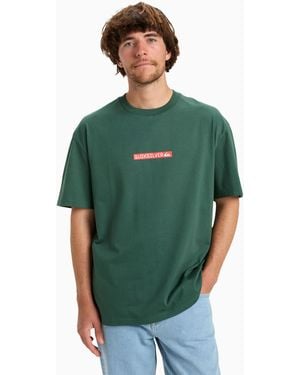Quiksilver – dna clicker – kurzärmliges t-shirt - Grün