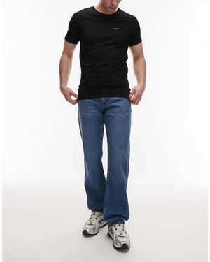 Lee Jeans Haden Wide Leg Jeans - Blue