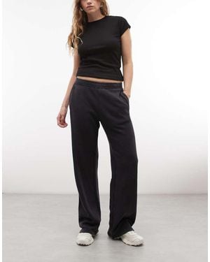 Weekday Co-Ord Wide Leg Joggers With Lucky Graphic - Blue