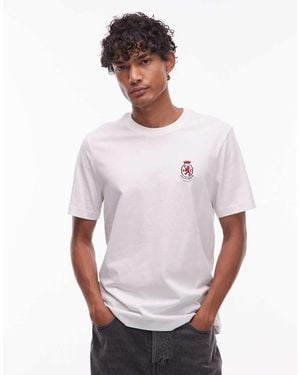 Tommy Hilfiger Crest Logo T Shirt - White
