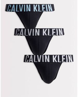 Calvin Klein Intense Power 3 Pack Jockstraps - Blue