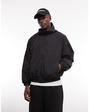 ASOS Stormmaxtm Water Repellent Packaway Rain Jacket - Blue